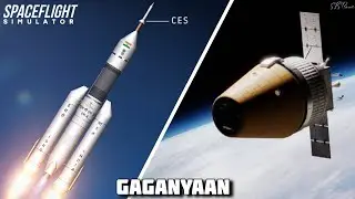ISRO's Gaganyaan Launch & Re-entry | Animated | Spaceflight Simulator | LVM3