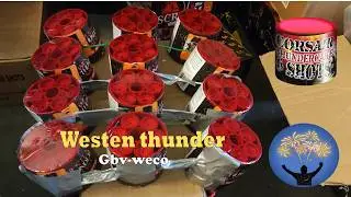 Westen Thunder Salvo heel karton / Corsair Thunder | GBV Weco / Vuurwerk het westen