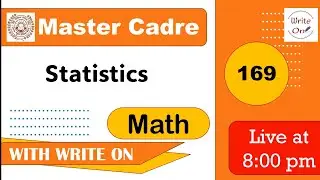 Math Master Cadre | Chapter - 25 | Statistics | Full Syllabus 