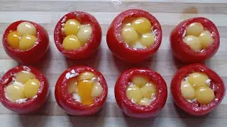 POMIDOR YUMURTA HAZIRLANMASI.XUSUSI POMIDOR YUMURTA RESEPTI.