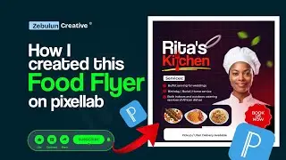 HOW TO DESIGN A FOOD FLYER (RESTAURANT FLYER )