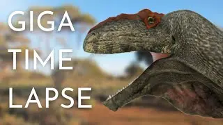 Photorealistic Giganotosaurus - Photobash Timelapse