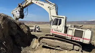 Terex RH30F Excavator With Xcentric Ripper XR80 - Sotiriadis Mining Works - 4k