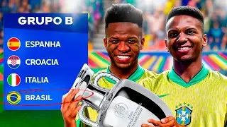 Eu Coloquei o BRASIL na EURO 2024... 🏆