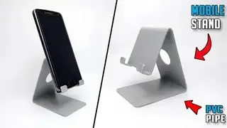 How To Make Mobile Stand At Home From PVC Pipe lSmartphone Holder#shorts #ytshorts