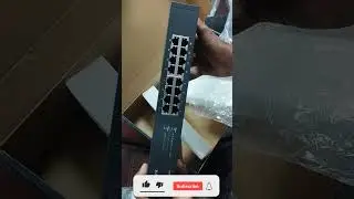 Tplink Switch16port #shortsvideo #shortsfeed #gigabit switch