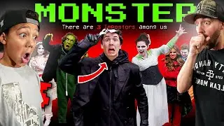 Shiloh and Bros Face Monsters in Among Us! EPIC REACTION!