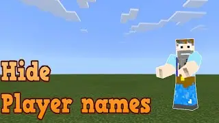 How to *HIDE PLAYER NAMES* on Minecraft: bedrock Edition