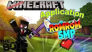 CAN I SELECT In ROMROM SMP? Application for RomRomSMP | @NiwayOp @overpowered-aryan 