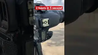 Sky timelapse using canon DSLR #shorts #canon #camera
