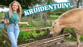 Klussen en kruidentuin maken voor paarden! 🛠🐴