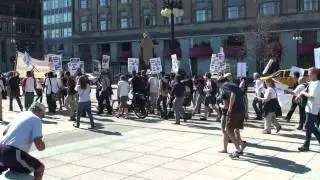 Chicago Protest Against the War 10-8-2011.mp4