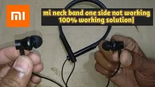mi neckband bluetooth headphone one side No sound issue solve 👍