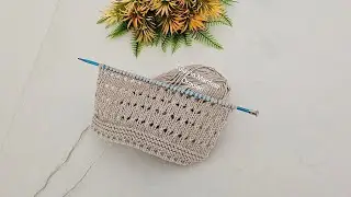 Easy and Elegant Knitting Model with Koton Thread