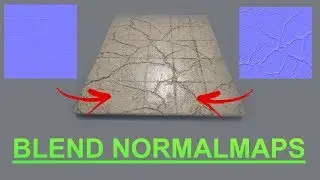 UE4 Tutorial: combine Normal Maps aka blend Normal Maps