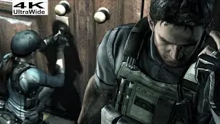 RE 5 LOST IN NIGHTMARE PC ULTRAWIDE GAMEPLAY - CAPCOM Ninja added UW and local split CO-OP.