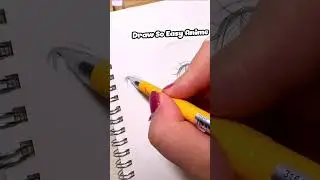 Tutorial how to draw anime eyes for you #drawsoeasyanime #shorts #howtodraw