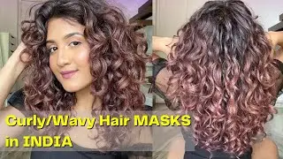 Best HAIR MASKS for CURLY, WAVY & FRIZZY hair in INDIA | Madhushree Joshi