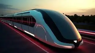 Modern Road Bus Train for 50 Passengers, Design Concept Ideas for Rail Companies