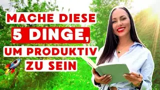 🚀DAS hilft mir, motivierter und produktiver zu sein (Motivation | Deutsch lernen | Learn German)