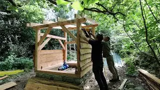 1.5 Kw North Wales Hydroelectric System Installation Part 2 Timber Framed Powerhouse