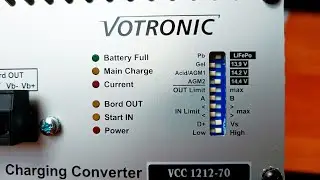 Einbau eines Votronic Ladeboosters / Ladewandlers 1212-70 in einem Carthago C-Line mit Euro 6+