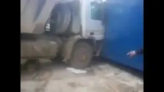 ДТП на месторождении Мерседес снес жилой болок ( Чаяндинское место рождения )