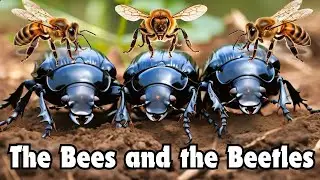 The Bees and the Beetles | Moral Story for Kids | English Moral Story