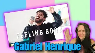 How on Earth?! | Feeling Good - Gabriel Henrique (Cover) Reaction