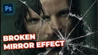 How to Create BROKEN MIRROR Effect | Photoshop Tutorial | Photo Effects