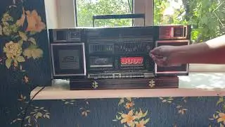 Sharp WF-939 ZP Portable HI-FI Boombox Double Cassette Player Radio Record
