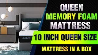 Queen Memory Foam Mattress, Avenco 10 Inch Queen Size Mattress in a Box, Premium Bed Mattress Queen