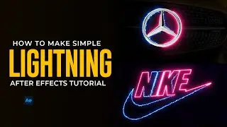 How to Create Lightning Logo Reveal using after Effects