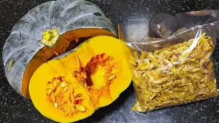Pumkin should not be fried directly, add prawns, delicious, Shrimp, dry prawns, shutki maach