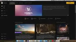 Epic game launcher does not show Home, store, Library and fortnite