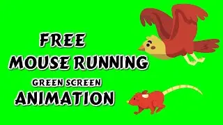 Free Mouse Running green screen Animation