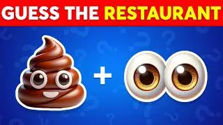 Guess The Fast Food Restaurant and Food By Emoji? | Emoji Quiz Challenge