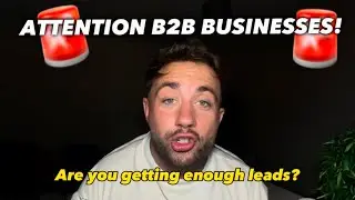 🚨B2B BUSINESSES 🚨 Do you need more leads?