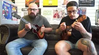 Jamming on 2 AnueNue/Singer Ukuleles