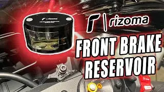 Yamaha R1 Rizoma Brake Reservoir Install! Best Front Brake Reservoir!