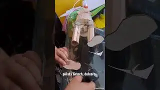 piñata o dulcero de grinch. #piñata #grinch #grinchmas