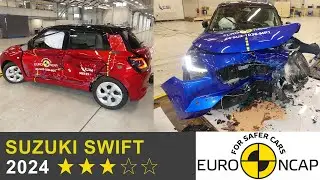 New Suzuki Swift 2024 Crash Test | ANX