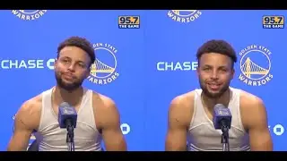 Steph Curry talks about Draymond Green and todays loss saying "losing sucks"