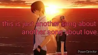 Nightcore- Not another song about love by Hollywood ending -lyrics- /headphone warning/