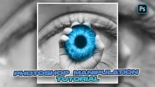 Iris Pop Out Photoshop Tutorial #photoshoptutorial #photoshopmanipulation #3dpopout #eye #editing