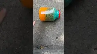 Crushing Crunchy & Soft Things ! Breaking glass bottles ⚠️🔥 