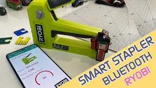RYOBI Smart Stapler - 3D Magnetic Sensing | Bluetooth® LE