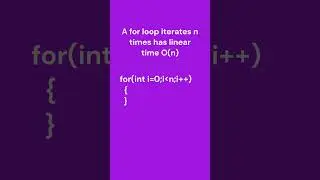 O(n) Linear time complexity explained | Coders camp
