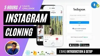 🔴 Instagram Cloning ( Part 1/4 ) [ Using React ]: Introduction & Project Setup