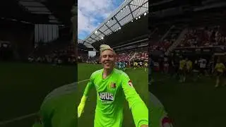GoPro in the goal 